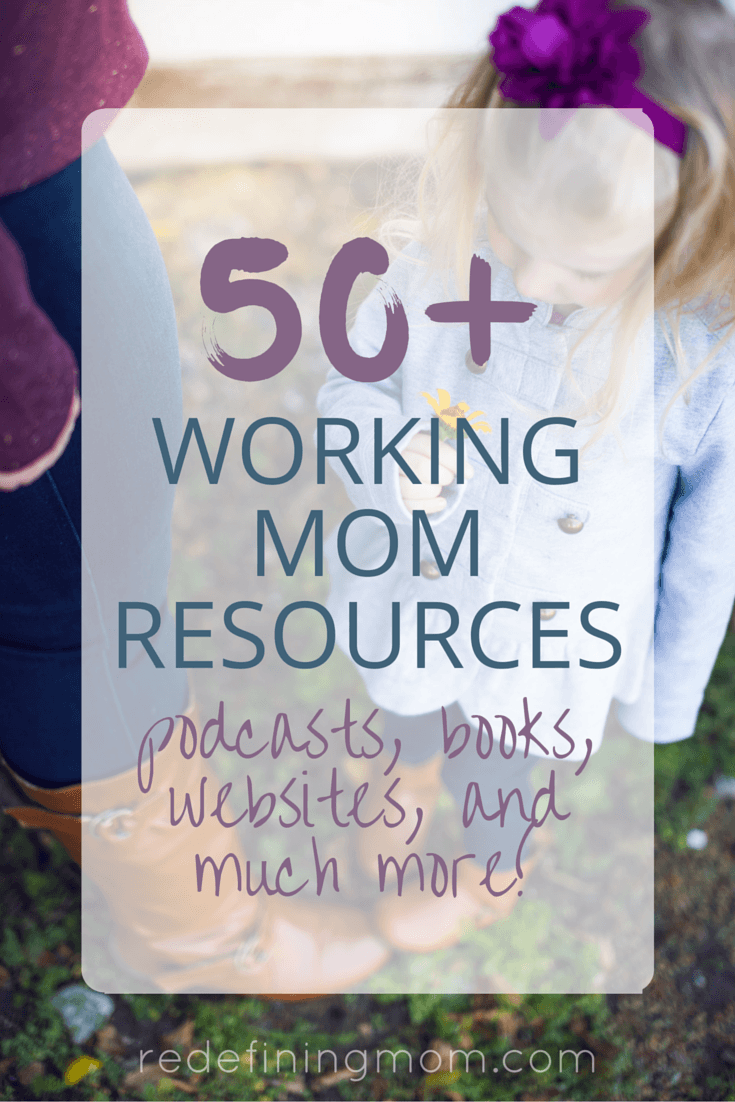 A full list of working mom resources including productivity apps, organization tips, websites, books, podcasts, educational resources, and much more!