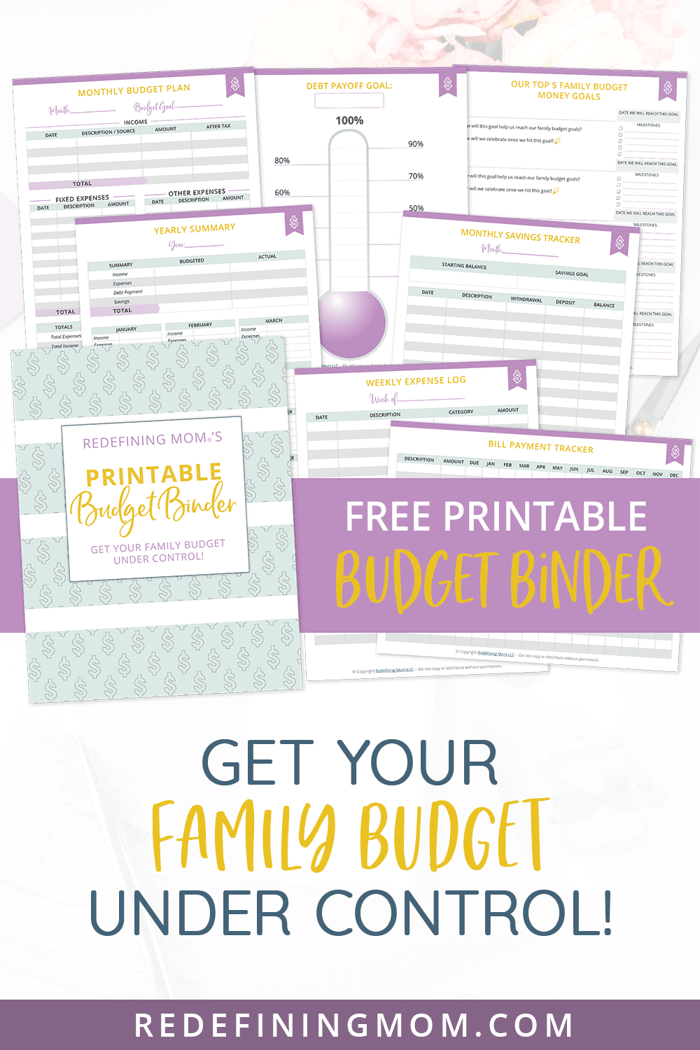 Monthly Budget Planner (4 Pages) – Freebie Finding Mom