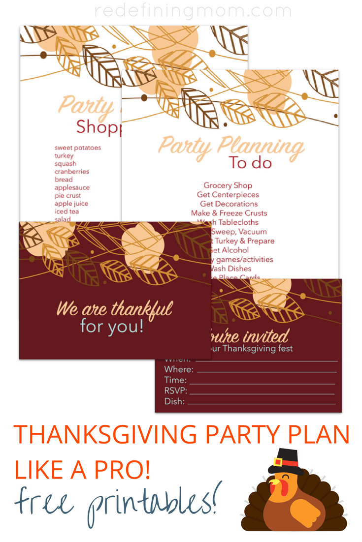 Free Printable Friendsgiving Party Collection