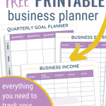 free business planning printables