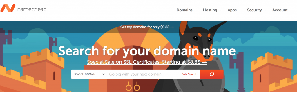 How to purchase a domain with namecheap