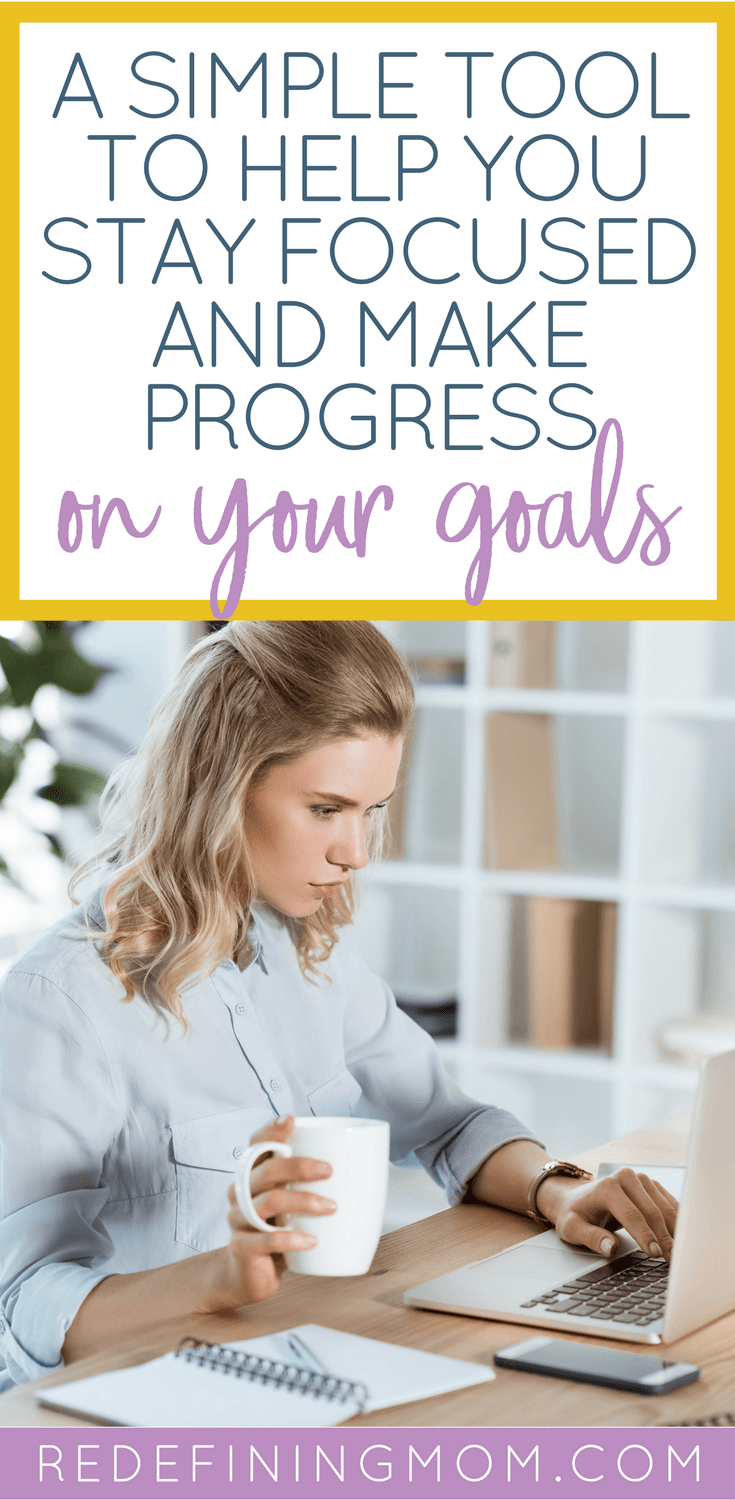 Learn how to be more focused and progress on your goals rather than going backward.