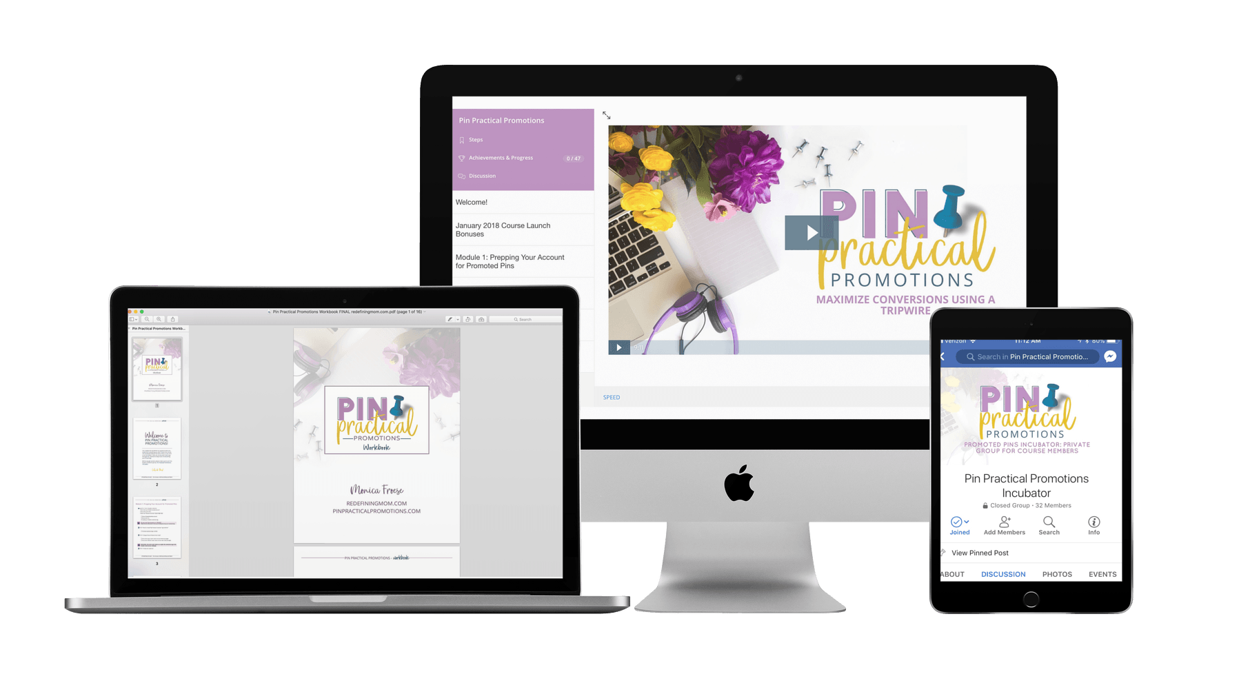 Pin Practical Promotions is an advanced-level Pinterest ads course on how to strategize, implement, analyze, and refine low-cost promoted pin campaigns.