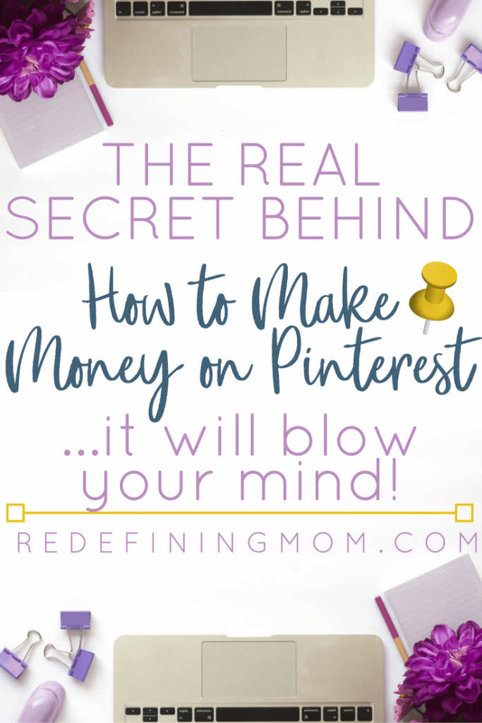 Struggling with how to make money on Pinterest? There's a secret every blogger should know and it will blow your mind! Pinterest tips for business, Pinterest for bloggers, Step by step how to make money on Pinterest #pinterestmarketing #pinteresttips #blog #blogging #pinterestmarketingtips #pintereststrategy