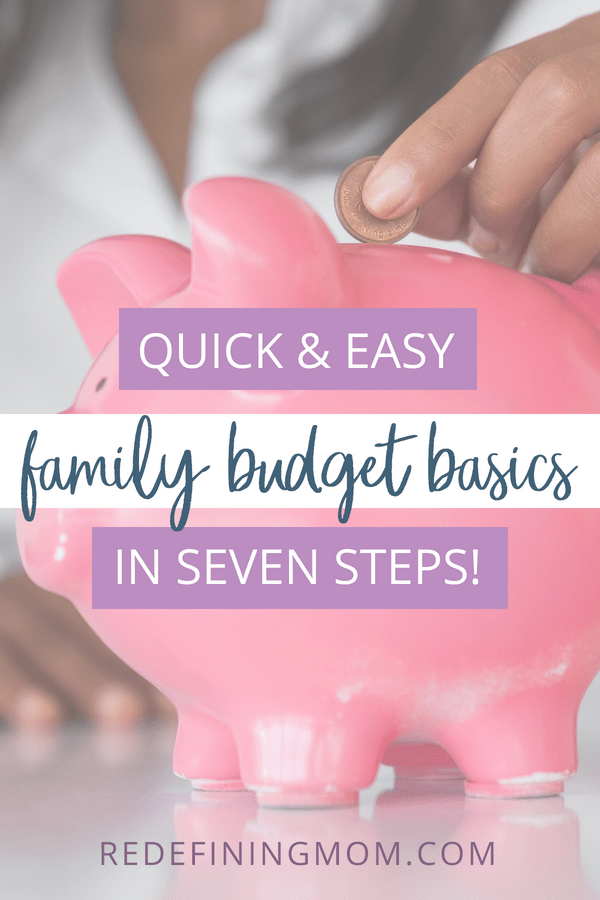 With these practical family budget basics, you can create an organized household plan to take control of your finances for the whole home.